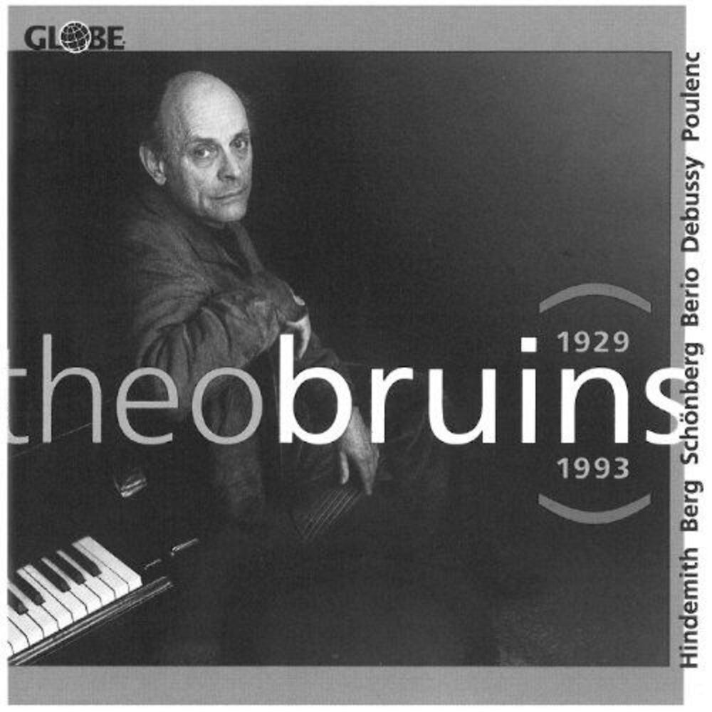 P. Hindemith - In Memorian Theo Bruins: Piano Works By  CD